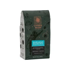 Coffee<Copper Moon Coffee Copper Moon Hawaiian Hazelnut Beans Coffee, Medium Roast, 32 oz. (260286)