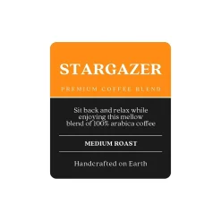 Coffee<Copper Moon Coffee Copper Moon Stargazer Arabica Beans Coffee, Medium Roast, 32 oz. (260126)