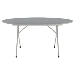 Folding Table, 62" Dia., Gray (CF60TF-15) Folding Tables