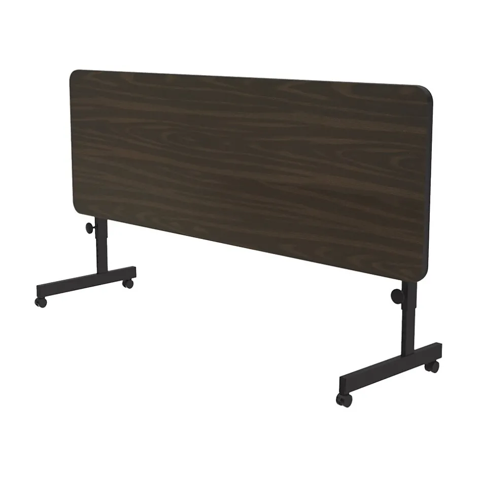 Clearance Folding Table, 60" x 24", Walnut (FT2460TF-01) Folding Tables