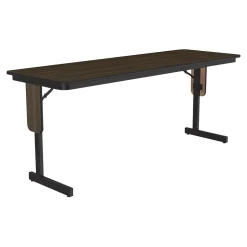 Best Folding Table, 72" x 24", Black/Walnut (SP2472TF-01) Folding Tables