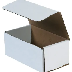 Partners Brand Corrugated Mailers, 11" x 8" x 4", White, 50/Bundle (MLR1184)* Corrugated Mailers