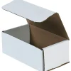 Partners Brand Corrugated Mailers, 15" x 7" x 5", White, 50/Bundle (M1575)* Corrugated Mailers