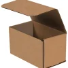 Partners Brand Corrugated Mailers, 8" x 5" x 4", Kraft, 50/Bundle (M854K)* Corrugated Mailers