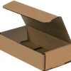Partners Brand Corrugated Mailers, 12" x 4" x 2", Kraft, 50/Bundle (M1242K)* Corrugated Mailers