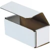 Unbranded Corrugated Mailers, 10" x 6" x 3", White, 50/Bundle (M1063)* Corrugated Mailers