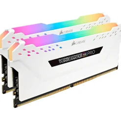 Corsair VENGEANCE RGB PRO 16GB (2 x 8GB) DDR4 DIMM-288 pin Desktop Memory Kit (CMW16GX4M2C3200C16W)* Computer Memory