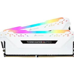 Corsair VENGEANCE RGB PRO 16GB (2 x 8GB) DDR4 DIMM-288 pin Desktop Memory Kit (CMW16GX4M2C3200C16W)* Computer Memory