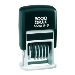 Cosco 2000 Plus Self-Inking Number Stamp, Black (010132) New