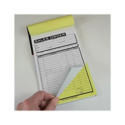 New Business 2-Part Carbonless Sales Orders, 5.5" x 8.5", 50 Sets/Book (074013) Business Forms