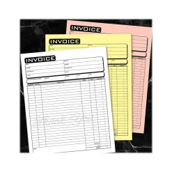 Sale Business 3-Part Carbonless Invoices, 8.5" x 11", 50 Sets/Book (074006) Business Forms