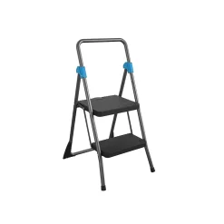 Ladders & Step Stools<Cosco Commercial 2-Step Folding Stool, 300 lb Capacity, Gray (CSC11829GGB)
