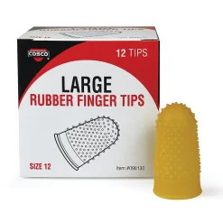 Cosco Large Finger Pad, Orange, Dozen (098130)* Finger Pads