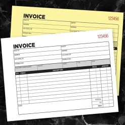New 2-Part Carbonless Invoices, 5.56