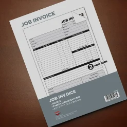 Best 2-Part Carbonless Job Invoice, 8.5" x 11.5", 100 Sets/Book (074036PK5) Business Forms
