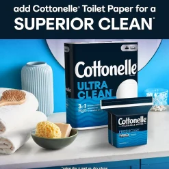 Cottonelle Flushable Wet Wipes, 252 Wipes/Refill (43541)