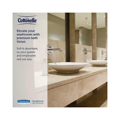 Cottonelle Professional Toilet Paper, 1-ply, White, 170 Sheets/Roll, 12 Rolls/Pack (12456)