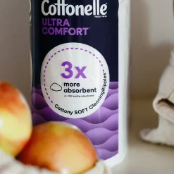 Cottonelle Ultra ComfortCare 2-Ply Standard Toilet Paper, White, 268 Sheets/Roll, 6 Mega Rolls/Pack (48611)