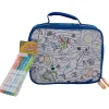 Lunch Boxes & Bags<Crayola Color-Your-Own Lunch Bag with Marker Set, Blue Camo/White (B23CL56807-ST)