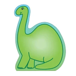 Creative Shapes Dinosaur Memo Pad, Multicolor, 6/Bundle (SE-1933-6) Hot