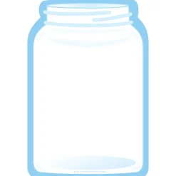 Creative Shapes Jar Memo Pad, Multicolor, 6/Bundle (SE-36-6)