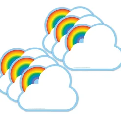 Creative Shapes Rainbow Memo Pad, Multicolor, 6/Bundle (SE-97-6) Hot