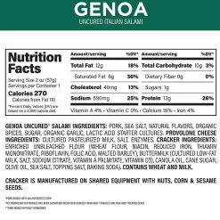 Fresh Groceries<Creminelli Fine Meats Creminelli Genoa, Provolone Cheese, Crackers, 0.5, 4/Pack (220-02086)