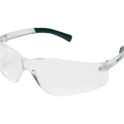 Eye Protection<Crews BearKat Safety Glasses, Frost Frame, Clear Lens, 12/Pack (BK110AFJLS-XX)