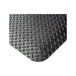Floor Mats<Crown Mats Crown Industrial Deck Plate Anti-Fatigue Floor Mat, 24" x 36", Black (CWNCD0023DB)