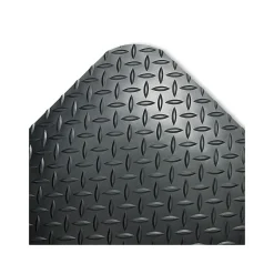 Floor Mats<Crown Mats Crown Industrial Deck Plate Anti-Fatigue Floor Mat, 24" x 36", Black (CWNCD0023DB)