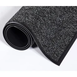 Floor Mats<Crown Mats #155 Fore-Runner Commercial Scraper Entrance Floor Mat, 4' x 6', Gray/Silver (CWNFN0046GY)