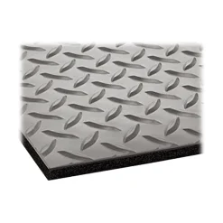Floor Mats<Crown Mats Industrial Deck Plate Anti-Fatigue Mat, 36" x 144", Gray (CD 0312DG)