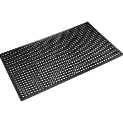Floor Mats<Crown Mats Safewalk-Light Anti-Fatigue Drainage Mat, 36" x 60", Black (WS CT35BK)