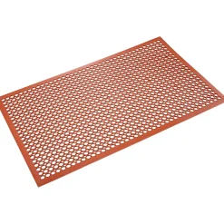 Floor Mats<Crown Mats Safewalk-Light Anti-Fatigue Drainage Mat, 36" x 60", Terra-Cotta (WS CT35TC)