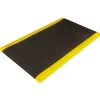 Floor Mats<Crown Mats Wear-Bond Tuff-Spun Anti-Fatigue Mat, 36" x 60", Black/Yellow (WB 0035YD)