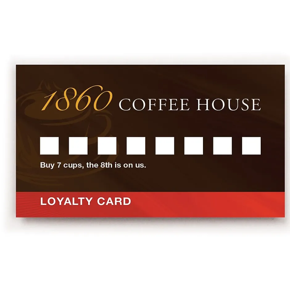 Outlet Custom Loyalty Cards Business Cards