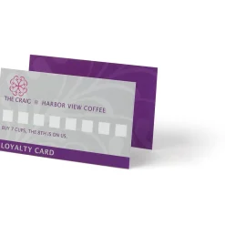 Outlet Custom Loyalty Cards Business Cards
