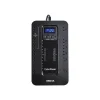 Battery Backup<CyberPower Ecologic Series 850VA 12-Outlet UPS, Black (EC850LCD)