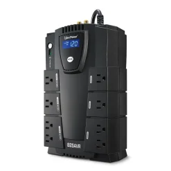 Battery Backup<CyberPower Intelligent LCD UPS Series 825VA Battery Backup UPS, 8-Outlets, Black (CP825AVRLCD)