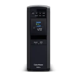 Battery Backup<CyberPower PFC Sinewave 1500VA UPS, 12-Outlets, Black (CP1500PFCLCD)