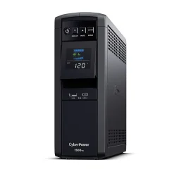Battery Backup<CyberPower PFC Sinewave 1500VA UPS, 12-Outlets, Black (CP1500PFCLCD)
