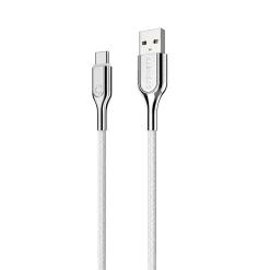 Cygnett Armored 2.0 USB-C to USB-A Charge and Sync Cable, 6', White (CY2698PCUSA)