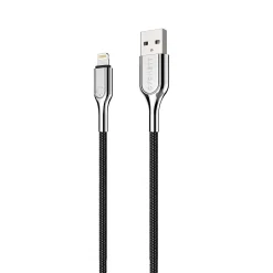 Cygnett Armored Lightning to USB Charge and Sync Cable, 9', Black (CY2671PCCAL)