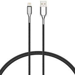 Cygnett Armored Lightning to USB Charge and Sync Cable, 9', Black (CY2671PCCAL)
