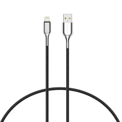 Cygnett Armored Lightning to USB-A Charge and Sync Cable, 3.28', Black (CY2669PCCAL)