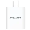 Cygnett PowerPlus 38-Watt Dual Port Wall Charger, White (CY3887POFLW)