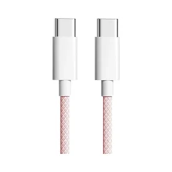 3D Luxe Cool Cables USB Type-C to USB Type-C Charging Cable, 3 ft., Pink (CC-PINK)