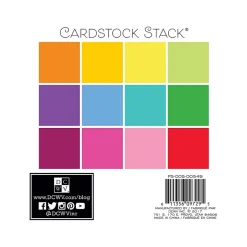Outlet Brights Cardstock Sheets, Assorted Colors, 48/Pack (PS-005-00549) Card Stock