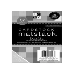 Sale Matstack Matchmaker Cardstock, Assorted Colors, 87 Sheets/Pack (MS-006-00002) Card Stock
