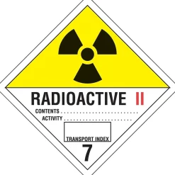 Decker Tape Products Decker Tape "Radioactive 2" Label, 4" x 4", 500/RL Discount